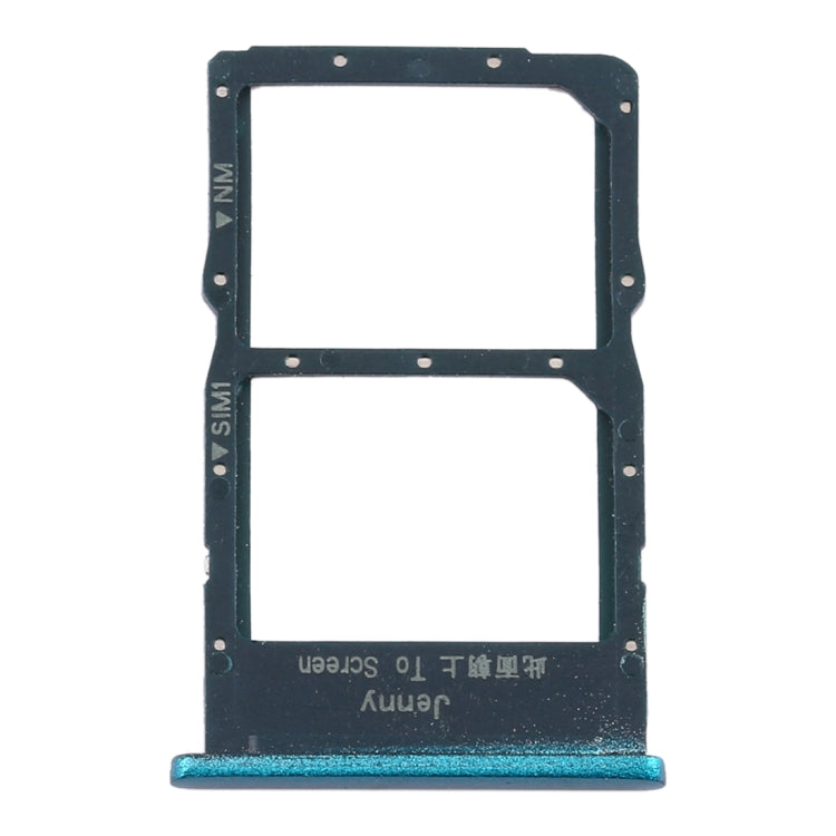 SIM Card Tray + NM Card Tray for Huawei P40 Lite (Green) by buy2fix