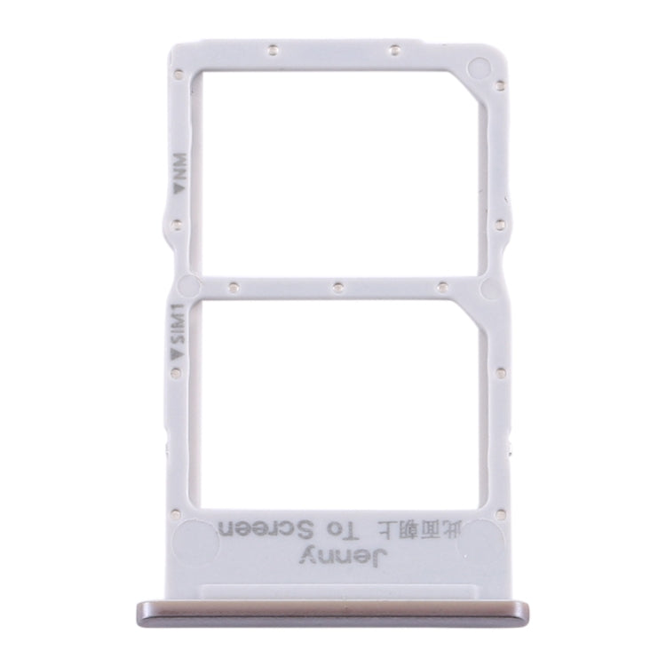 SIM Card Tray + NM Card Tray for Huawei P40 Lite (Silver) by buy2fix