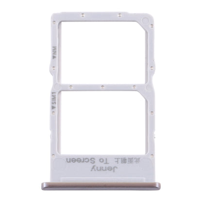 SIM Card Tray + NM Card Tray for Huawei P40 Lite (Silver) by buy2fix