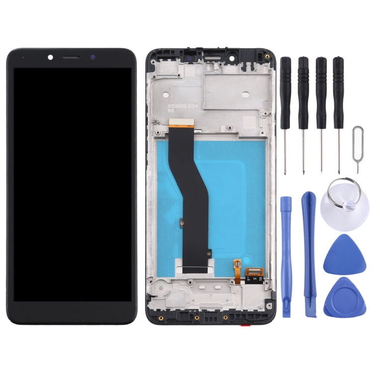 LCD Screen for LG K20 (2019)LM-X120EMW LMX120EMW LM-X120 Digitizer Full Assembly With Frame (Black) - For LG by buy2fix | Online Shopping UK | buy2fix