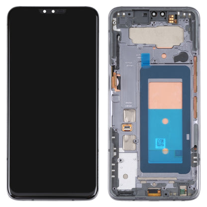 LCD Screen and Digitizer Full Assembly With Frame for LG V50 ThinQ 5G LM-V500 LM-V500N LM-V500EM LM-V500XM LM-V450PM LM-V450(Black) - For LG by buy2fix | Online Shopping UK | buy2fix