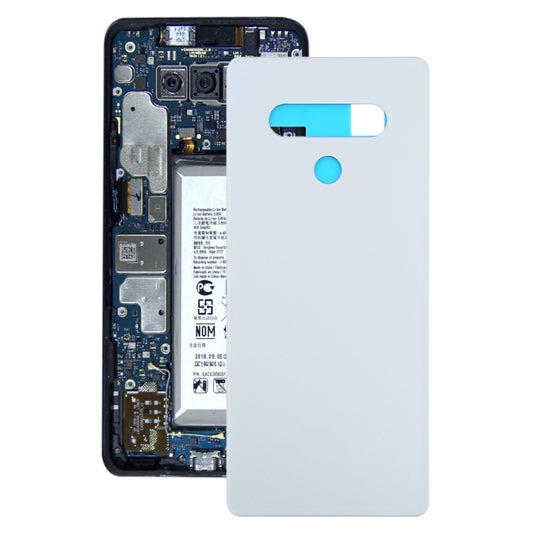Battery Back Cover for LG Stylo 6 LMQ730TM LM-Q730TM(White) - For LG by buy2fix | Online Shopping UK | buy2fix