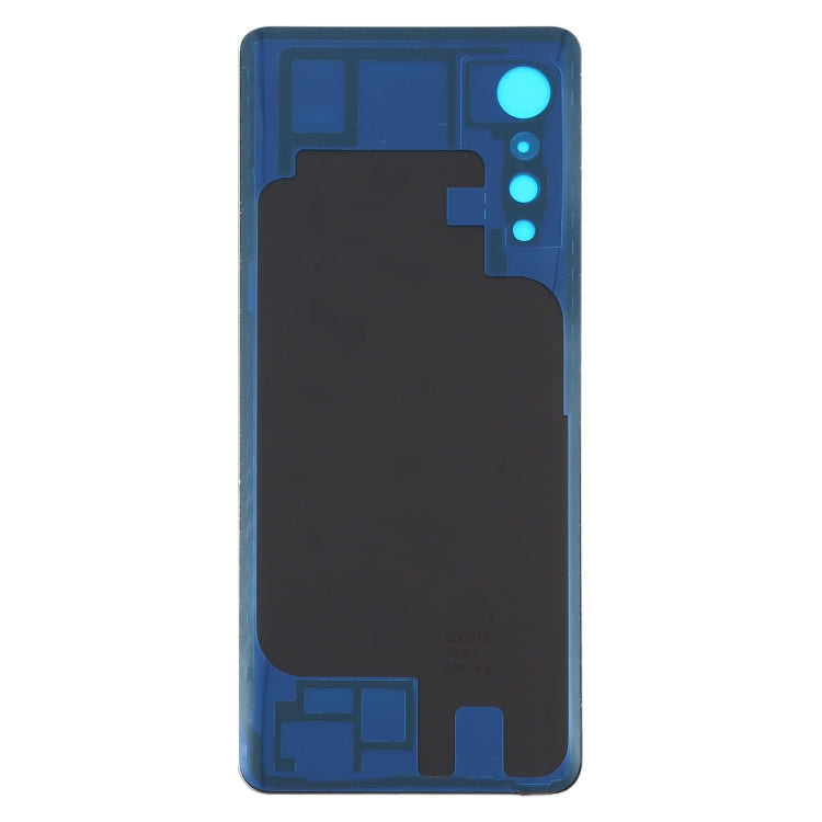 Battery Back Cover for LG Velvet LMG910EMW LM-G910EMW / Velvet 5G KR Version LM-G900N LM-G900EM(Black) by buy2fix