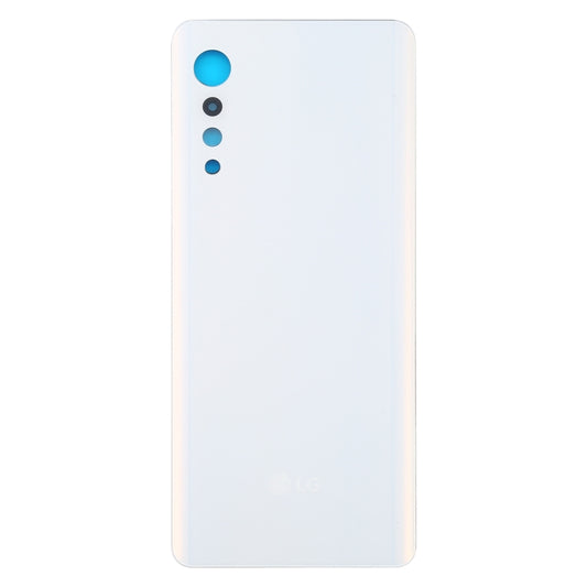 Battery Back Cover for LG Velvet LMG910EMW LM-G910EMW / Velvet 5G KR Version LM-G900N LM-G900EM(White) - For LG by buy2fix | Online Shopping UK | buy2fix