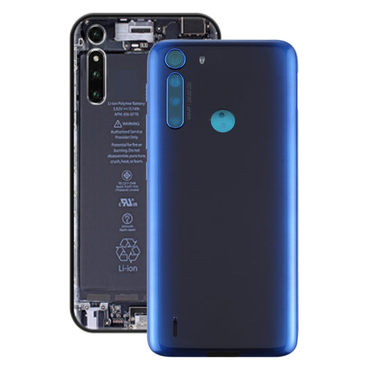 Battery Back Cover for Motorola One Fusion (Blue) - Back Cover by buy2fix | Online Shopping UK | buy2fix