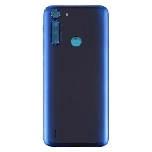 Battery Back Cover for Motorola One Fusion (Blue) - Back Cover by buy2fix | Online Shopping UK | buy2fix