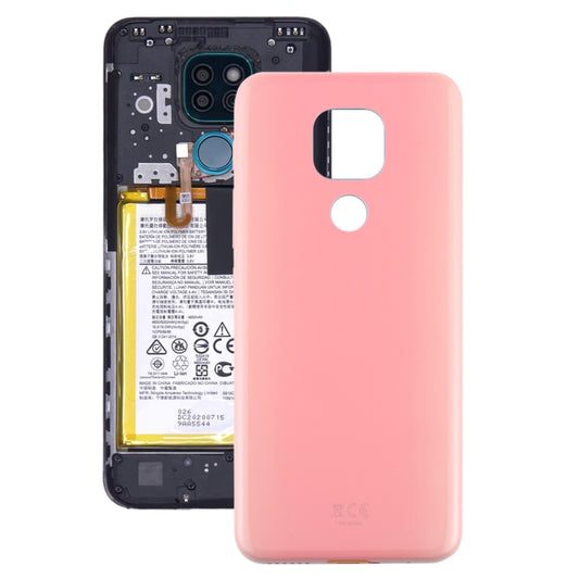 Battery Back Cover for Motorola Moto G9 Play / Moto G9 (India) (Pink) - Back Cover by buy2fix | Online Shopping UK | buy2fix
