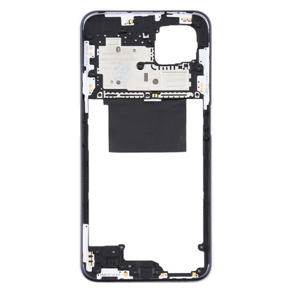 For OPPO A92s/Reno4 Z 5G PDKM00 Middle Frame Bezel Plate (Black) - Frame Bezel Plate by buy2fix | Online Shopping UK | buy2fix