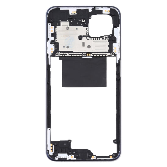 For OPPO A92s/Reno4 Z 5G PDKM00 Middle Frame Bezel Plate (Black) - Frame Bezel Plate by buy2fix | Online Shopping UK | buy2fix