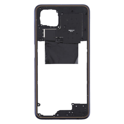 For OPPO A92s/Reno4 Z 5G PDKM00 Middle Frame Bezel Plate (Black) - Frame Bezel Plate by buy2fix | Online Shopping UK | buy2fix