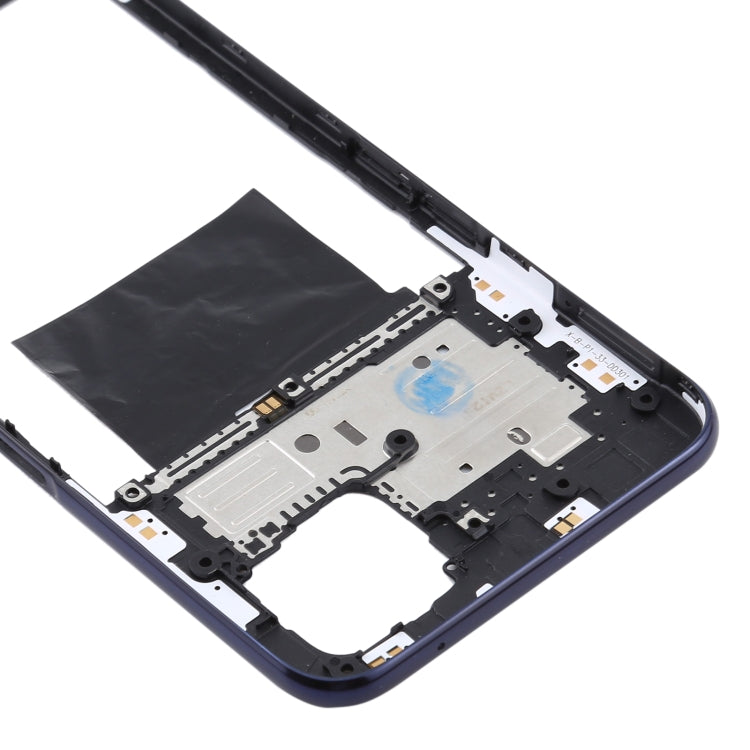 For OPPO A92s/Reno4 Z 5G PDKM00 Middle Frame Bezel Plate (Black) - Frame Bezel Plate by buy2fix | Online Shopping UK | buy2fix