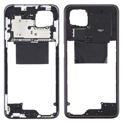For OPPO A92s/Reno4 Z 5G PDKM00 Middle Frame Bezel Plate (Black) - Frame Bezel Plate by buy2fix | Online Shopping UK | buy2fix