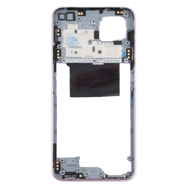 For OPPO A92s/Reno4 Z 5G PDKM00 Middle Frame Bezel Plate (Pink) - Frame Bezel Plate by buy2fix | Online Shopping UK | buy2fix