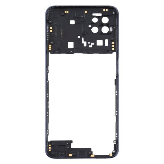 For OPPO A72 5G PDYM20 Middle Frame Bezel Plate (Black) - Frame Bezel Plate by buy2fix | Online Shopping UK | buy2fix