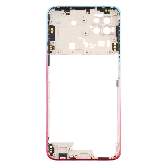 For OPPO A72 5G PDYM20 Middle Frame Bezel Plate (Blue) - Frame Bezel Plate by buy2fix | Online Shopping UK | buy2fix