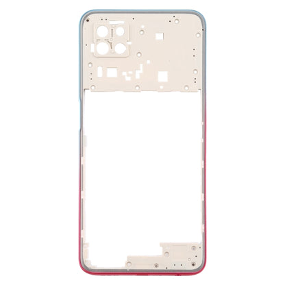 For OPPO A72 5G PDYM20 Middle Frame Bezel Plate (Blue) - Frame Bezel Plate by buy2fix | Online Shopping UK | buy2fix
