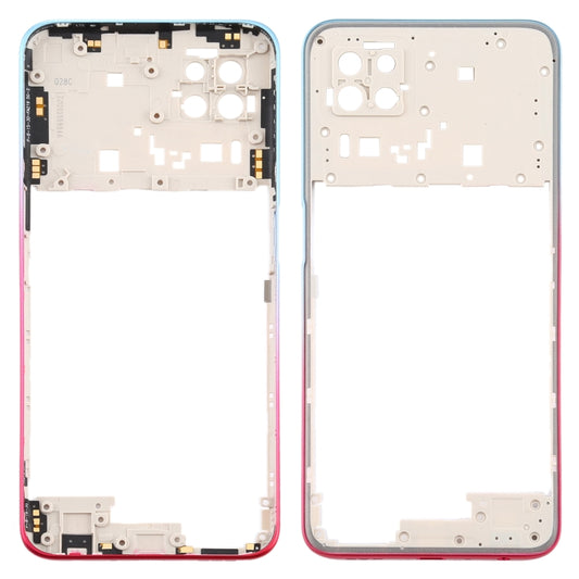For OPPO A72 5G PDYM20 Middle Frame Bezel Plate (Blue) - Frame Bezel Plate by buy2fix | Online Shopping UK | buy2fix