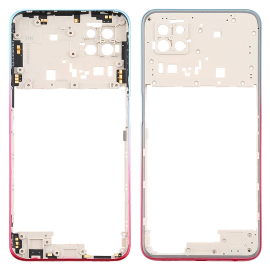 For OPPO A72 5G PDYM20 Middle Frame Bezel Plate (Blue)