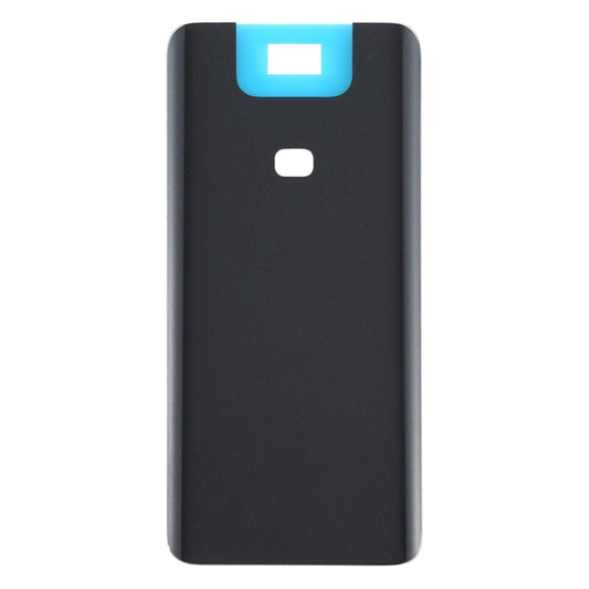 Glass Battery Back Cover for Asus Zenfone 6 ZS630KL(Frosted Black) - Back Cover by buy2fix | Online Shopping UK | buy2fix