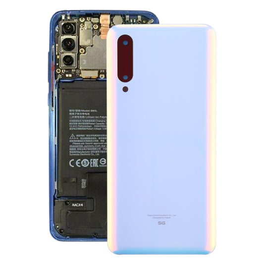 Original Battery Back Cover for Xiaomi Mi 9 Pro 5G(White) - Back Cover by buy2fix | Online Shopping UK | buy2fix