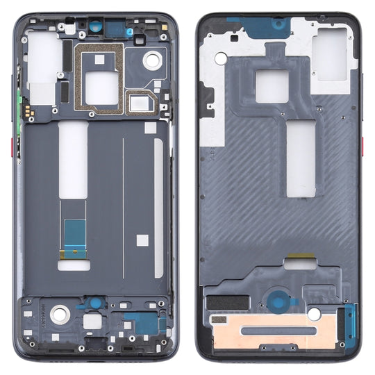 Plaque de lunette de cadre LCD du boîtier avant pour Xiaomi Mi 9 Pro 5G (noir)