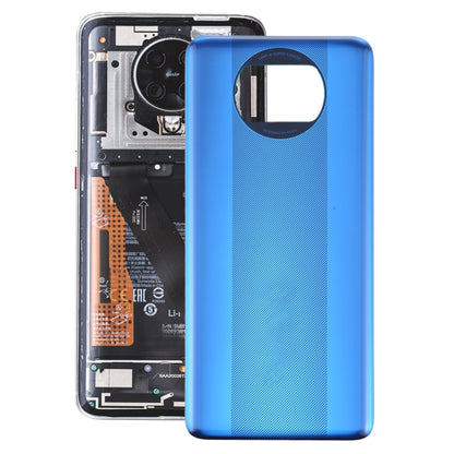 Original Battery Back Cover for Xiaomi Poco X3 / Poco X3 NFC M2007J20CG / M2007J20CT(Blue) - Back Cover by buy2fix | Online Shopping UK | buy2fix