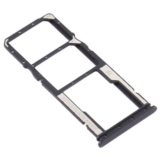 SIM Card Tray + SIM Card Tray + Micro SD Card Tray for Xiaomi Redmi 9A/Redmi 9C(Black) - Card Tray by buy2fix | Online Shopping UK | buy2fix