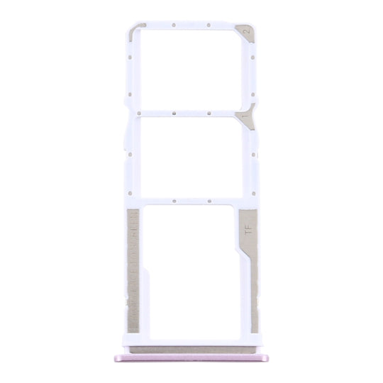 Plateau de carte SIM + Plateau de carte SIM + Plateau de carte Micro SD pour Xiaomi Redmi 9 (Rose)