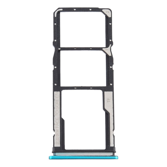 Plateau de carte SIM + Plateau de carte SIM + Plateau de carte Micro SD pour Xiaomi Redmi 9 (Vert)