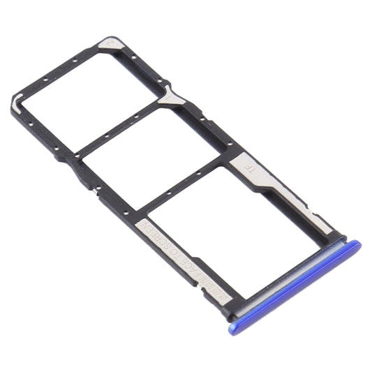 SIM Card Tray + SIM Card Tray + Micro SD Card Tray for Xiaomi Redmi 9/Poco C31(Blue) - Card Tray by buy2fix | Online Shopping UK | buy2fix