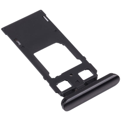 SIM Card Tray + SIM Card Tray / Micro SD Card Tray for Sony Xperia 1 / Xperia XZ4 (Black) - Card Tray by buy2fix | Online Shopping UK | buy2fix