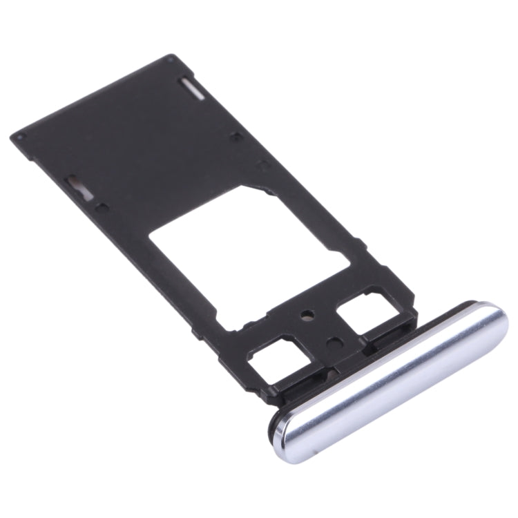 SIM Card Tray + SIM Card Tray / Micro SD Card Tray for Sony Xperia 1 / Xperia XZ4 (Grey) - Card Tray by buy2fix | Online Shopping UK | buy2fix