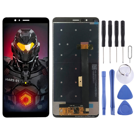 LCD-Bildschirm und Digitizer-Vollmontage für ZTE Nubia Red Magic Mars NX619J (Schwarz)