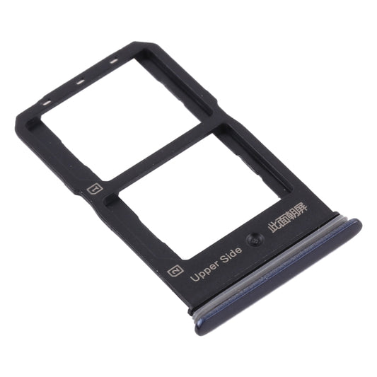 For Vivo Y70s V2002A SIM Card Tray + SIM Card Tray (Black) - Card Tray by buy2fix | Online Shopping UK | buy2fix