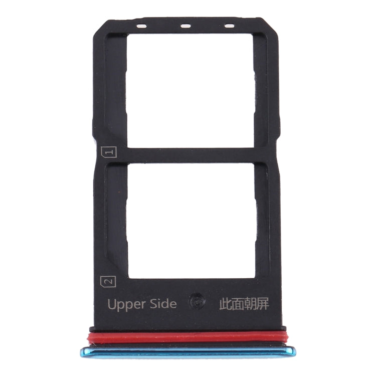For Vivo Y70s V2002A SIM Card Tray + SIM Card Tray (Green) - Card Tray by buy2fix | Online Shopping UK | buy2fix