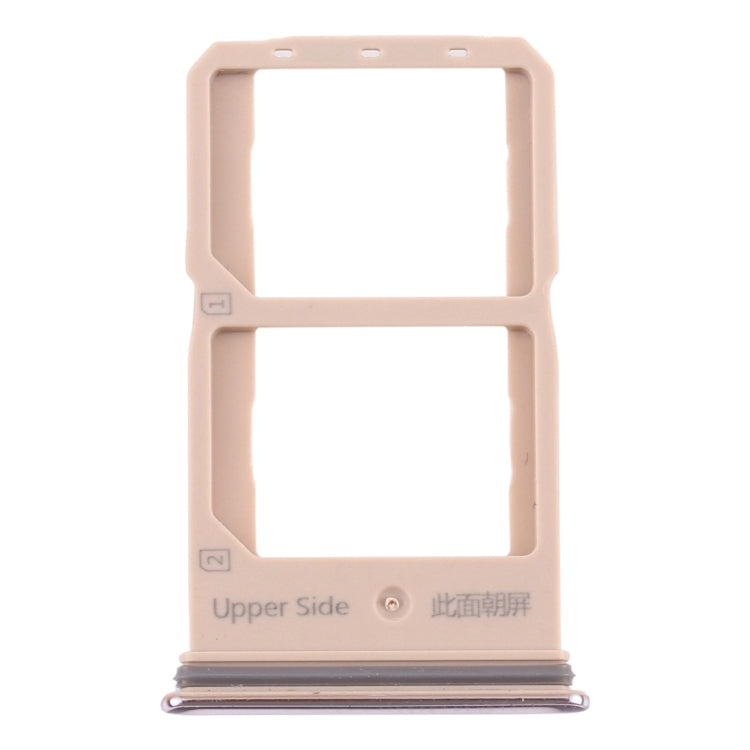 For Vivo Y70s V2002A SIM Card Tray + SIM Card Tray (Gold) - Card Tray by buy2fix | Online Shopping UK | buy2fix
