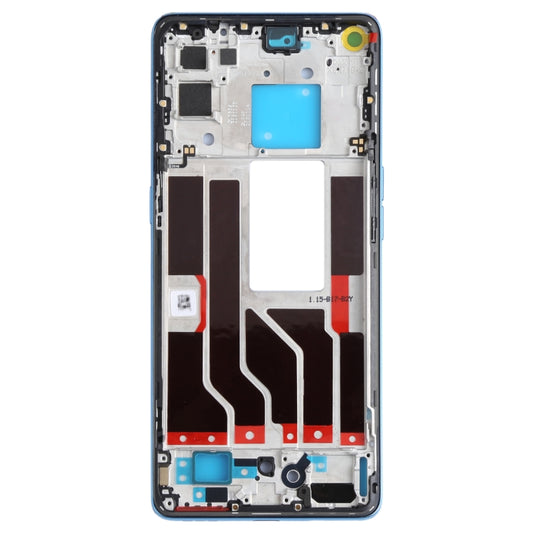 For OPPO Reno5 Pro 5G PDSM00, PDST00, CPH2201 Original Front Housing LCD Frame Bezel Plate (Blue) - Frame Bezel Plate by buy2fix | Online Shopping UK | buy2fix