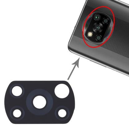 10 PCS Back Camera Lens for Xiaomi Poco X3 NFC / Poco X3 M2007J20CG M2007J20CT - Camera by buy2fix | Online Shopping UK | buy2fix
