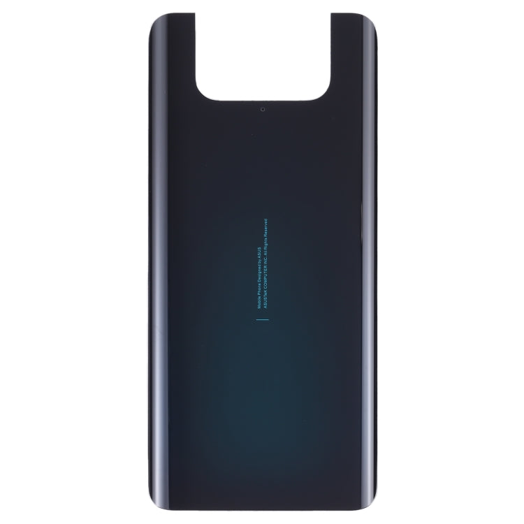 Glass Battery Back Cover for Asus Zenfone 7 ZS670KS(Black) - Back Cover by buy2fix | Online Shopping UK | buy2fix