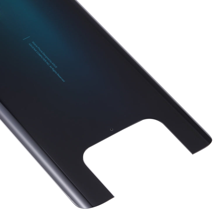 Glass Battery Back Cover for Asus Zenfone 7 ZS670KS(Black) - Back Cover by buy2fix | Online Shopping UK | buy2fix