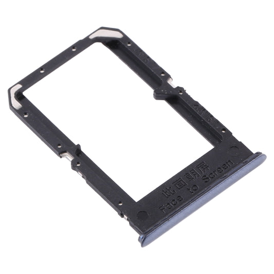 For OPPO Reno4 SE/A93 4G/OPPO Reno4 F/Reno4 Lite/F17 Pro PEAT00 PEAM00 SIM Card Tray + SIM Card Tray (Black) - Card Tray by buy2fix | Online Shopping UK | buy2fix