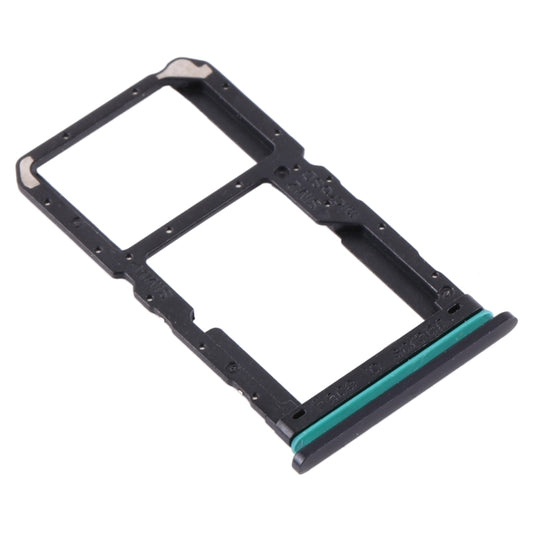 For OPPO Reno2 PCKM70 PCKT00 PCKM00 CPH1907  SIM Card Tray + SIM Card Tray / Micro SD Card Tray (Black) - Card Tray by buy2fix | Online Shopping UK | buy2fix