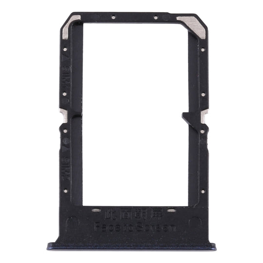 Plateau de carte SIM + plateau de carte SIM pour OPPO A72 CPH2067 (noir)