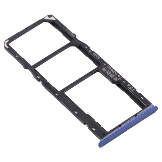 For OPPO Realme C11 RMX2185  SIM Card Tray + SIM Card Tray + Micro SD Card Tray (Blue) - Card Tray by buy2fix | Online Shopping UK | buy2fix
