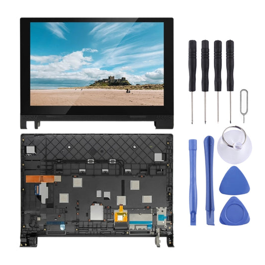 OEM LCD Screen for Lenovo YOGA Tab 3 10.1 YT3-X50F YT3-X50  Digitizer Full Assembly With Frame (Black) - LCD Screen by buy2fix | Online Shopping UK | buy2fix