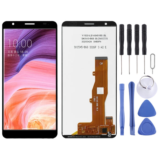 Écran LCD et numériseur Assemblage complet pour ZTE Blade A3 2020 (Noir)