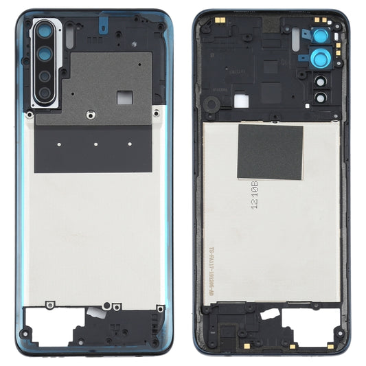 For OPPO A91/F15 PCPM00 CPH2001 CPH2021 Back Housing Frame (Black) - Frame Bezel Plate by buy2fix | Online Shopping UK | buy2fix