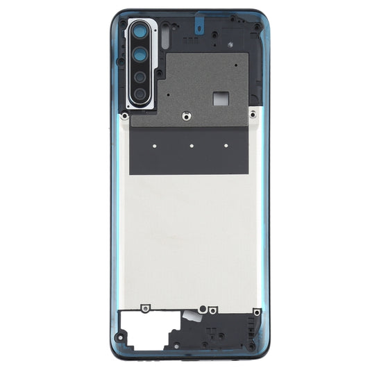 For OPPO A91/F15 PCPM00 CPH2001 CPH2021 Back Housing Frame (Black) - Frame Bezel Plate by buy2fix | Online Shopping UK | buy2fix