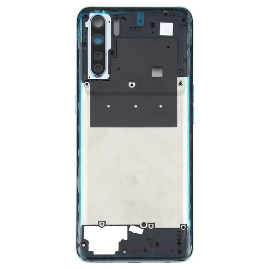 For OPPO A91/F15 PCPM00 CPH2001 CPH2021 Back Housing Frame (Baby Blue) - Frame Bezel Plate by buy2fix | Online Shopping UK | buy2fix