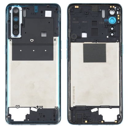 For OPPO A91/F15 PCPM00 CPH2001 CPH2021 Back Housing Frame (Baby Blue) - Frame Bezel Plate by buy2fix | Online Shopping UK | buy2fix